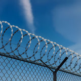 Galvanized Barbed Wire Fence Roll, Security Fencing With Sharp Razor Edges