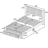 Contemporary Bed & Storage Drawer