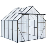 Double Door Polycarbonate house Raised Base And Anchor Aluminum Heavy Duty Walk In houses For Outdoor Backyard In All Season