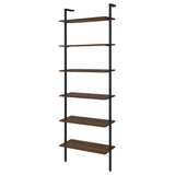 Christy - Owens - 6 Shelf Wall Bookshelf - Walnut