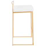 Fuji - Contemporary / Glam Design Counter Stool (Set of 2)