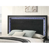 Modern Bed With Built In LED Light