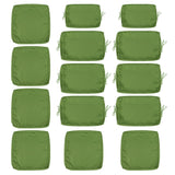 Cushion Covers For 7 Piece Wicker Sectional Sofa, 14 Pack Seat And Back Slipcovers With Zipper