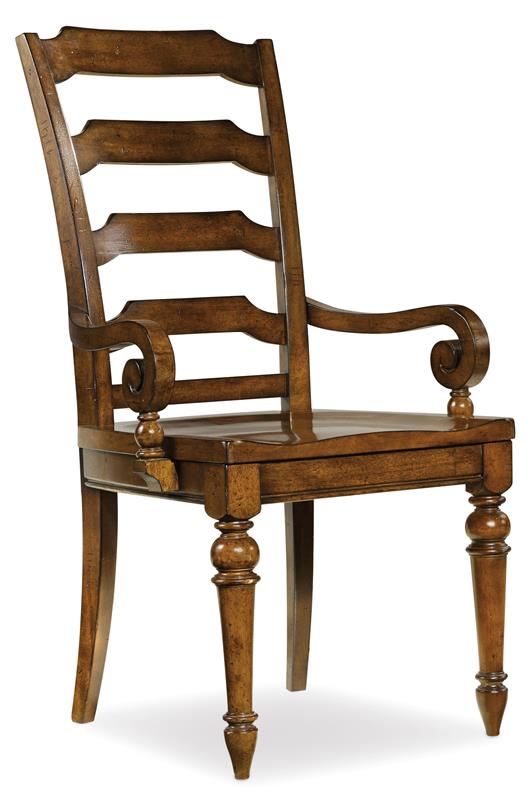 Tynecastle Ladderback Arm Chair - 5323-75300