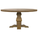 Florence 5-piece Round Dining Table Set Rustic Honey - 180200-S5B