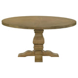 Florence 7-piece Round Dining Table Set Rustic Honey - 180200-S7A