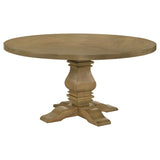 Florence 7-piece Round Dining Table Set Rustic Honey - 180200-S7B