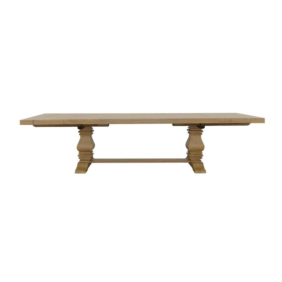 Florence 126-inch Extension Dining Table Rustic Honey - 180201