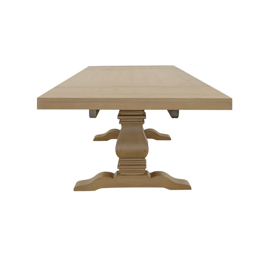 Florence 126-inch Extension Dining Table Rustic Honey - 180201