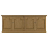 Florence 4-door Dining Sideboard Buffet Cabinet Rustic Honey - 180205