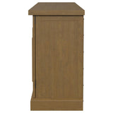 Florence 4-door Dining Sideboard Buffet Cabinet Rustic Honey - 180205