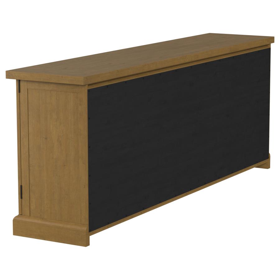 Florence 4-door Dining Sideboard Buffet Cabinet Rustic Honey - 180205