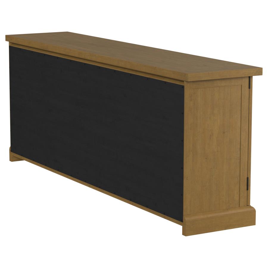 Florence 4-door Dining Sideboard Buffet Cabinet Rustic Honey - 180205