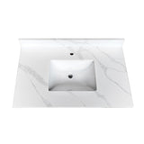 Bathroom Vanity Top With Undermount Single Bowl Sink