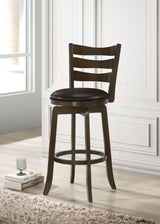 Murphy Wood Pub Height Swivel Bar Chair Dark Brown - 181369
