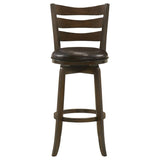 Murphy Wood Pub Height Swivel Bar Chair Dark Brown - 181369