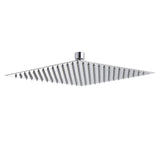 Ultra Thin Square Rainfall Shower Head Stainless Steel, Wall Or Ceiling Mount