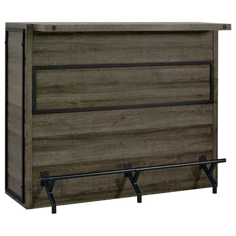 Joe 5-shelf Composite Wood Home Bar Wine Cabinet Aged Oak - 182071