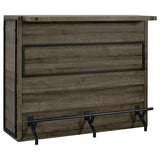 Joe 5-shelf Composite Wood Home Bar Wine Cabinet Aged Oak - 182071
