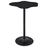 Keanu Curved 29-inch Cloud-Shaped Bistro Bar Table Black - 182230