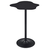 Keanu Curved 29-inch Cloud-Shaped Bistro Bar Table Black - 182230