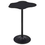 Keanu Curved 29-inch Cloud-Shaped Bistro Bar Table Black - 182230