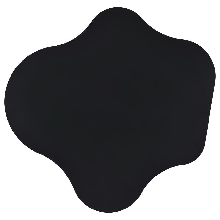 Keanu Curved 29-inch Cloud-Shaped Bistro Bar Table Black - 182230