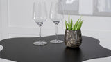 Keanu Curved 29-inch Cloud-Shaped Bistro Bar Table Black - 182230