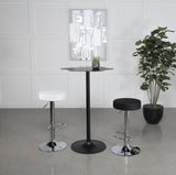 Keanu Curved 29-inch Cloud-Shaped Bistro Bar Table Black - 182230