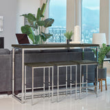 Cassidy 4-piece Counter Height Dining Table Set Dark Oak - 182255