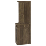 Alviso 1-drawer Corner Home Bar Wine Cabinet Rustic Oak - 182303