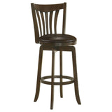 Lambert Wood Pub Height Swivel Bar Chair Dark Cherry - 182509