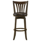 Lambert Wood Pub Height Swivel Bar Chair Dark Cherry - 182509