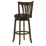 Lambert Wood Pub Height Swivel Bar Chair Dark Cherry - 182509