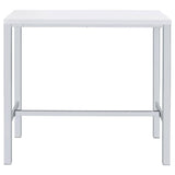 Natividad 5-piece Pub Height Bar Table Set White High Gloss - 182525