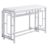 Jackson 4-piece Multipurpose Counter Height Table Set White - 182714
