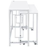 Jackson 4-piece Multipurpose Counter Height Table Set White - 182714