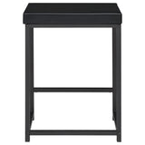 Hawes 4-piece Multipurpose Counter Height Table Set Black - 182724