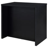 Topanga Engineered Wood Freestanding Home Bar Black - 182784