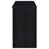 Topanga Engineered Wood Freestanding Home Bar Black - 182784