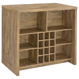 Topanga Engineered Wood Freestanding Home Bar Mango - 182785