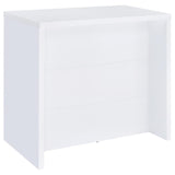 Topanga Engineered Wood Freestanding Home Bar White - 182786