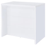 Topanga Engineered Wood Freestanding Home Bar White - 182786