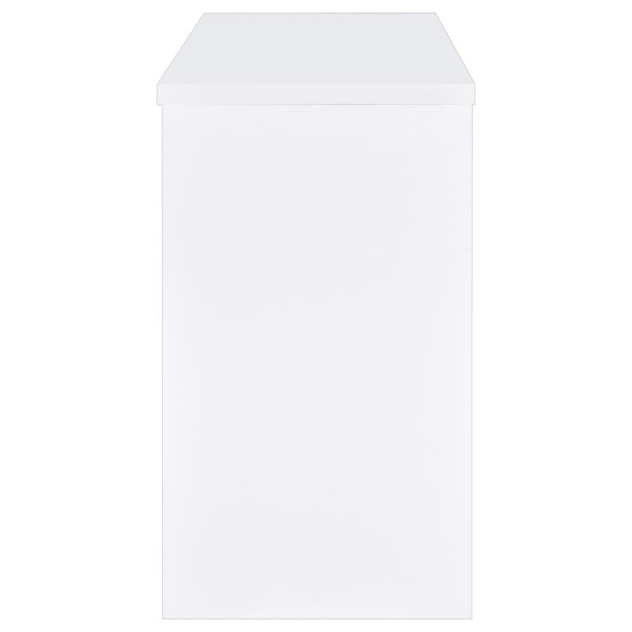 Topanga Engineered Wood Freestanding Home Bar White - 182786