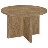 Jamestown Round 47-inch Composite Wood Dining Table Mango - 183021