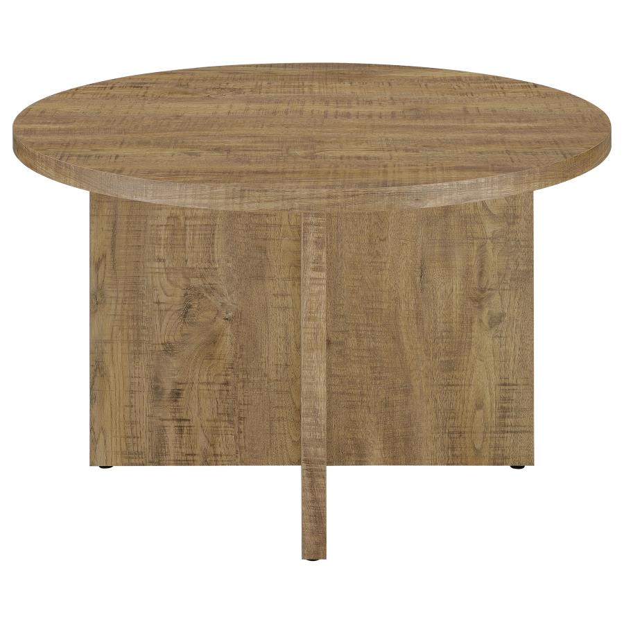 Jamestown Round 47-inch Composite Wood Dining Table Mango - 183021
