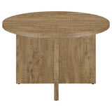 Jamestown Round 47-inch Composite Wood Dining Table Mango - 183021