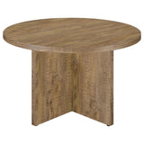 Jamestown Round 47-inch Composite Wood Dining Table Mango - 183021