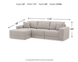 Next-Gen Gaucho 3-Piece Sectional Sofa with Chaise - 18304S1