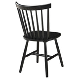 Hollyoak Windsor Wood Dining Side Chair Black (Set of 2) - 183042